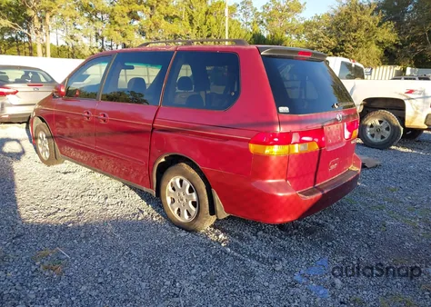 2004 Honda Odyssey Ex-L from USA, damaged, VIN 5FNRL180X4B005870